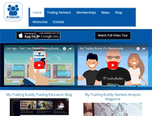 Tablet Screenshot of mytradingbuddy.com